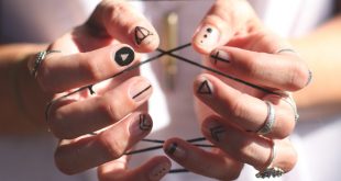 DIY Geometric Nail Art