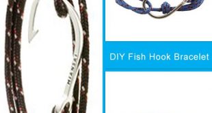 DIY fish hook Bracelet (unisex) I've also done this with S hooks